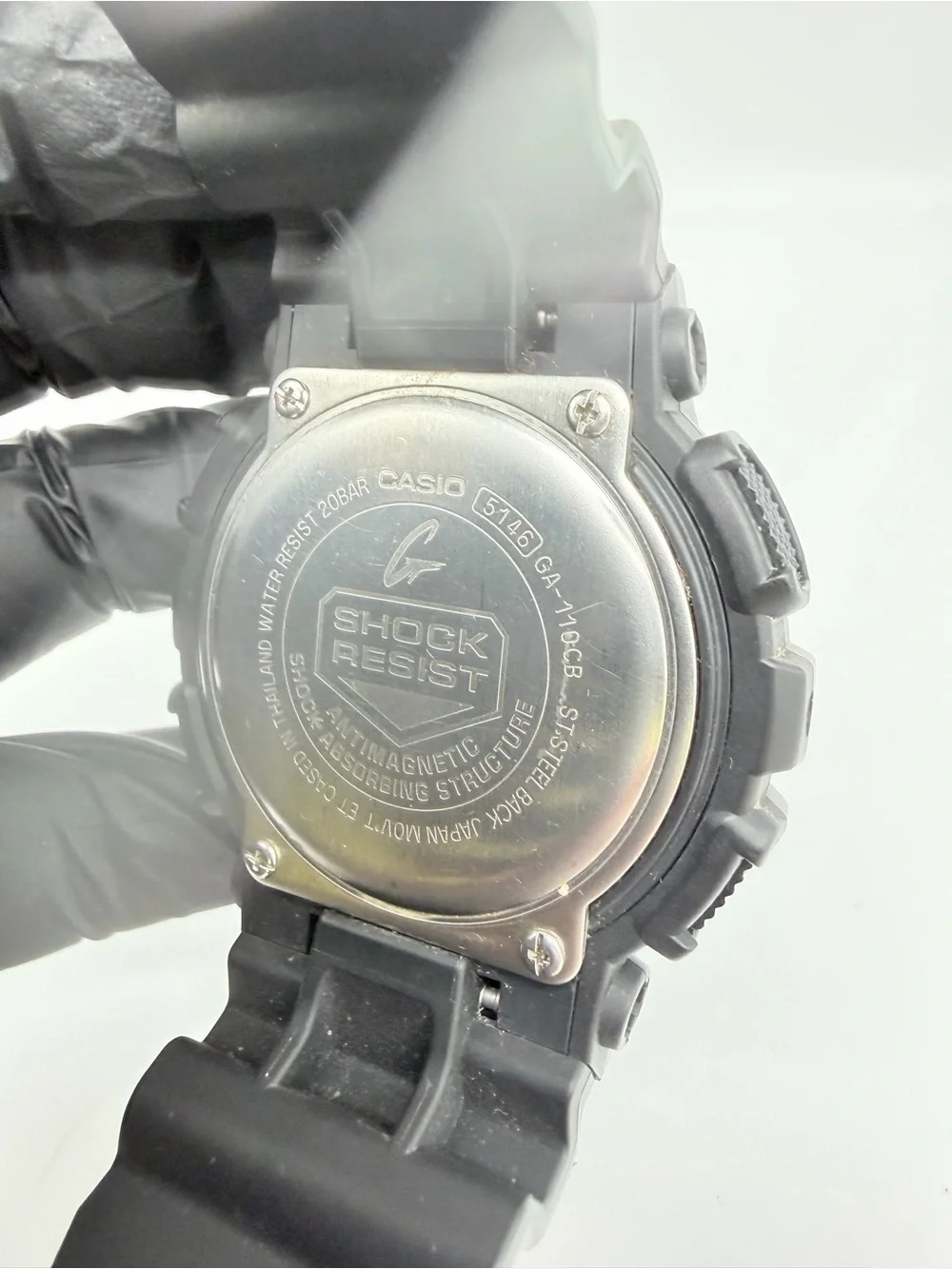 Casio G-Shock GA-110CB-1A Black Blue Ana-Digi Watch 5146 200M Working